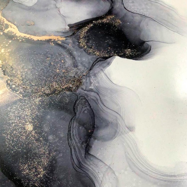 Алкогольные чернила M-033 Золото 15 мл, Kamenskaya Ink — картинка 5