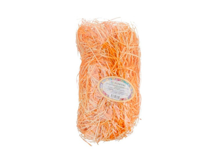 Декоративный наполнитель Трава MIX, цвет: оранжевый 80 г, Blumentag