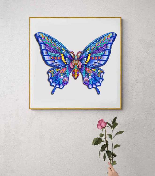 Деревянные пазлы «Очаровательная Бабочка S», Woodbests — картинка 7