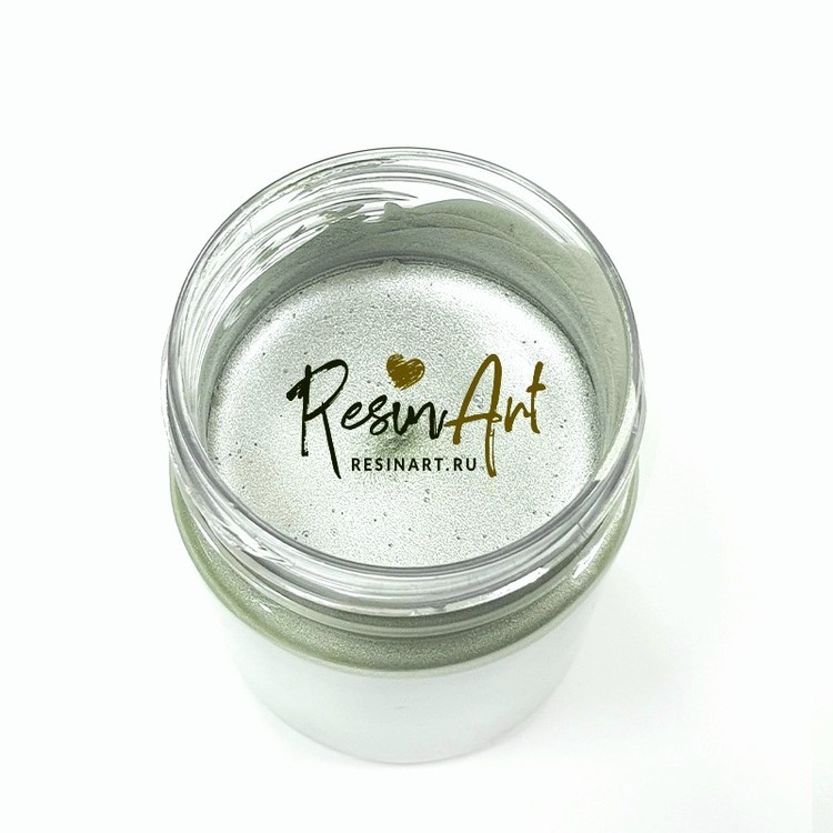 Жидкая поталь - Платина 40 мл, ResinArt — картинка 2