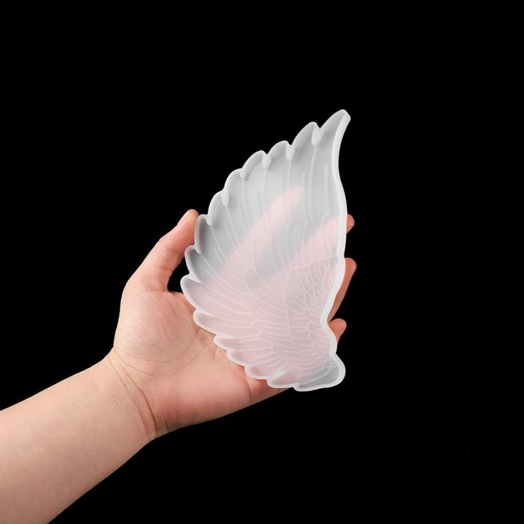 Силиконовый молд - Крылья с рельефом, 16х10 см — картинка 5