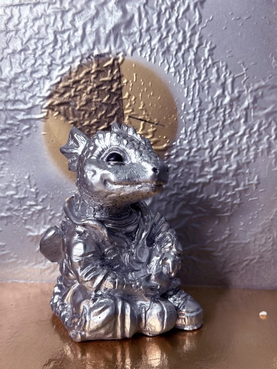 Силиконовый молд - Дракон, 11x10см, 1 шт. — картинка 3