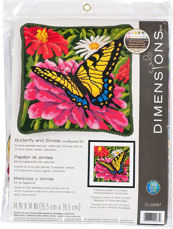 Набор для вышивания «Бабочка на цветке» — картинка 6