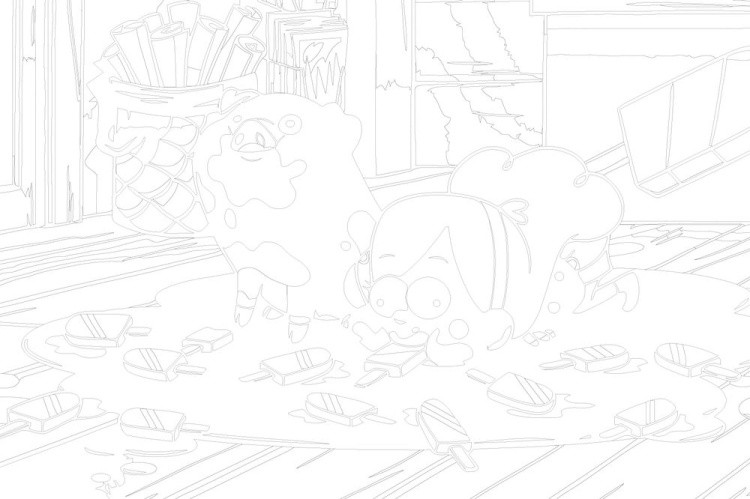 Картина по номерам «Gravity Falls Гравити Фолз: Мейбл и Пухля 2» — картинка 3