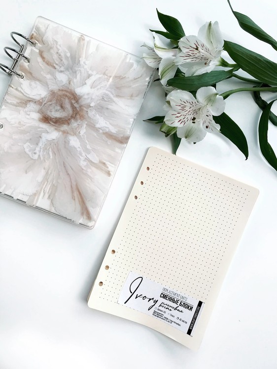 Сменный блок, Ivory Dots, 40 листов, А5 — картинка 2