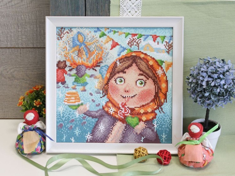 Алмазная вышивка «Веселая масленица» — картинка 3