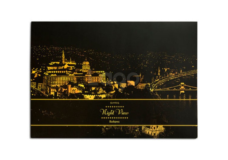 Скретч-картина «Будапешт» — картинка 4