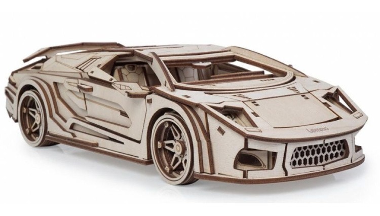 Конструктор из дерева «Спорткар СКАТ», Lemmo — картинка 3