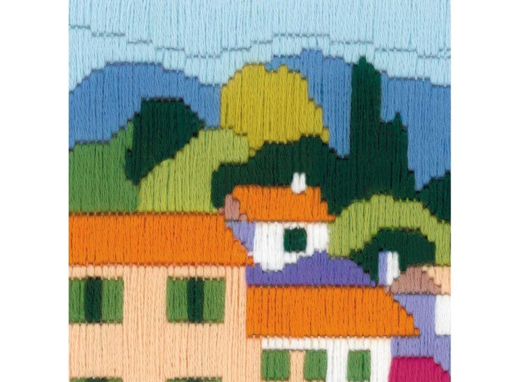 Набор для вышивания «Городок у моря» — картинка 2