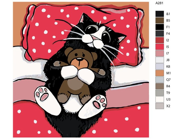 Картина по номерам «Приятных снов» — картинка 2