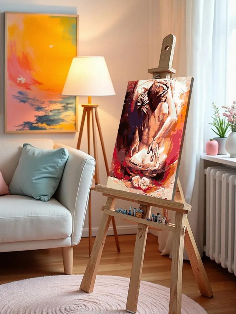 Картина по номерам «Объятия» — картинка 9