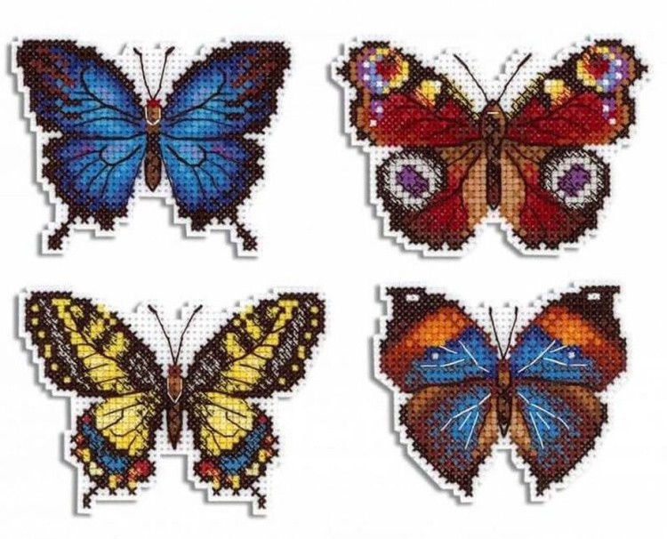 Набор для вышивания «Яркие бабочки»