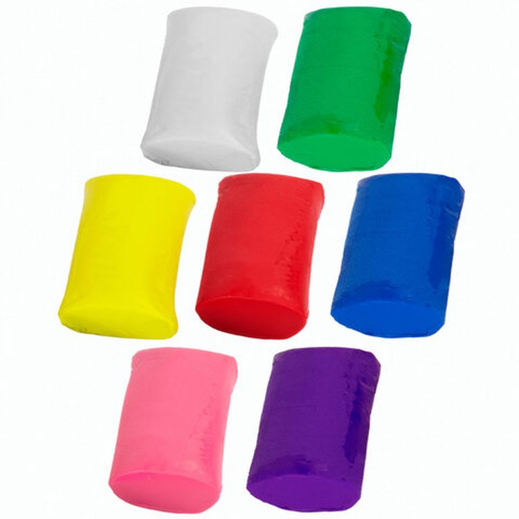 Пластилин на растительной основе (тесто для лепки) Юнландия, 7 цветов, 420 г — картинка 4