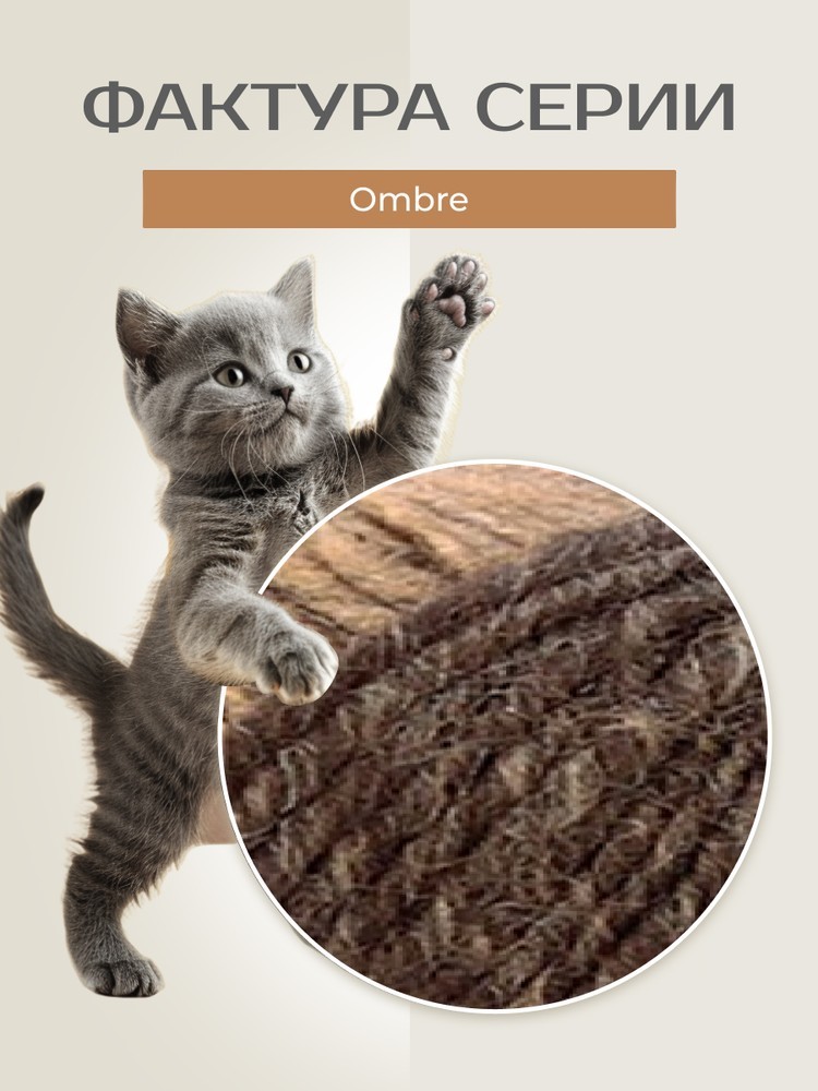 Пряжа NAKO Ombre (Нако Омбре), (20311), мультиколор, 5 шт. по 100 г — картинка 3