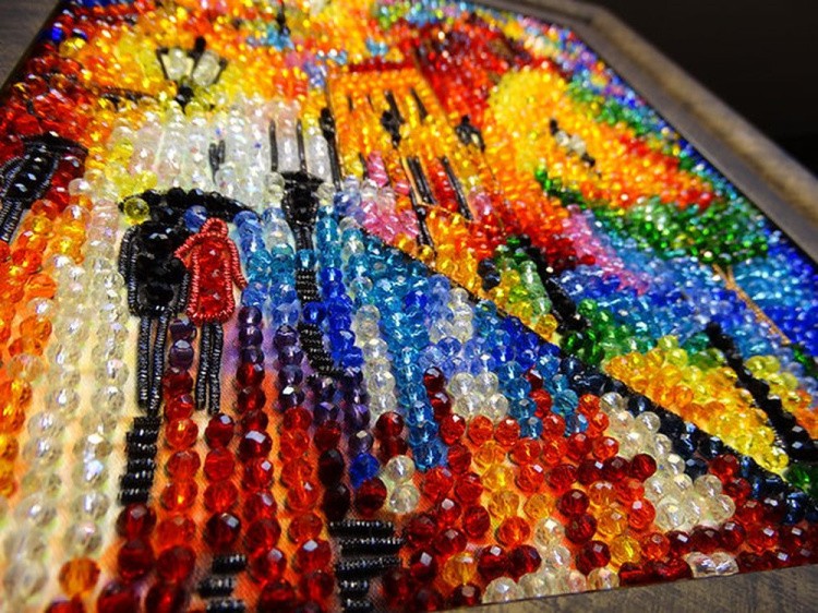 Набор вышивки хрустальными камнями «Огни ночи» — картинка 6