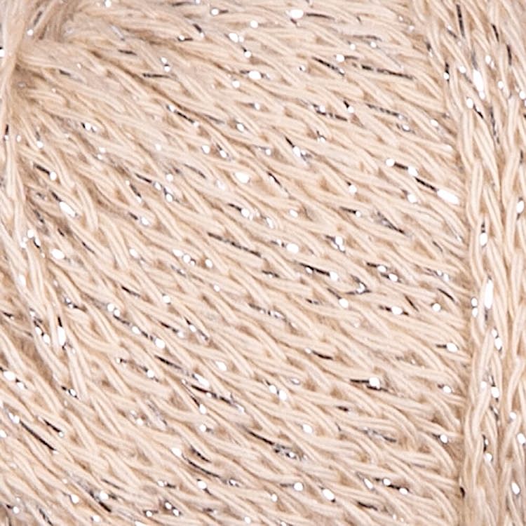 Пряжа YarnArt Elegance (119), кремовый-серебро, 5 шт. по 50 г — картинка 2