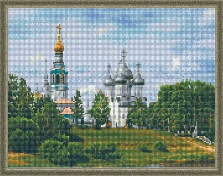 Алмазная вышивка «Вологодский кремль»