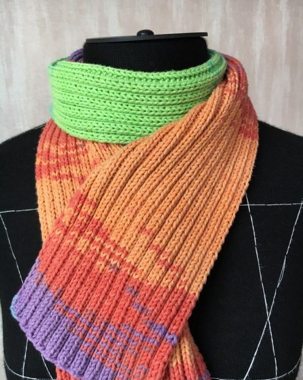 Пряжа ALIZE Cotton Gold Batik Design (4147), зелено-розовый, 5 шт. по 100 г — картинка 5