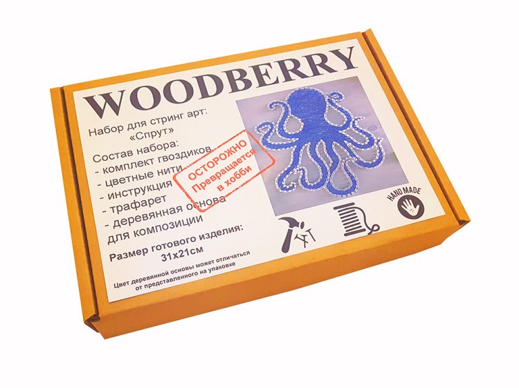 Набор для творчества STRING ART «Спрут» — картинка 5