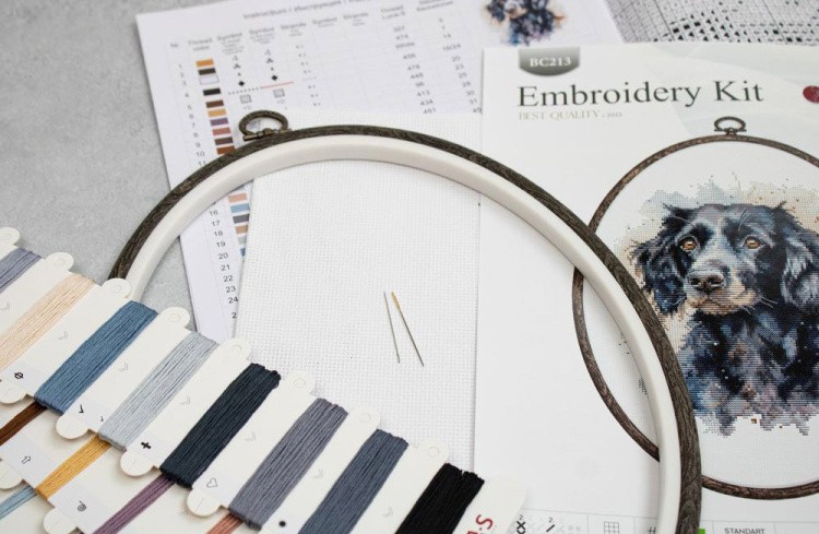 Набор для вышивания «Бордер колли» — картинка 5