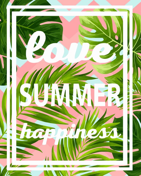 Картина по номерам «Счастье, лето, любовь»