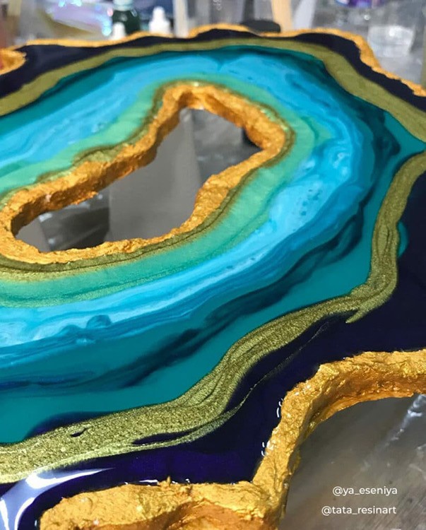 Эпоксидная смола для рисования и бижутерии One-to-One (средняя густота) 1,2 кг, Resin Pro — картинка 4