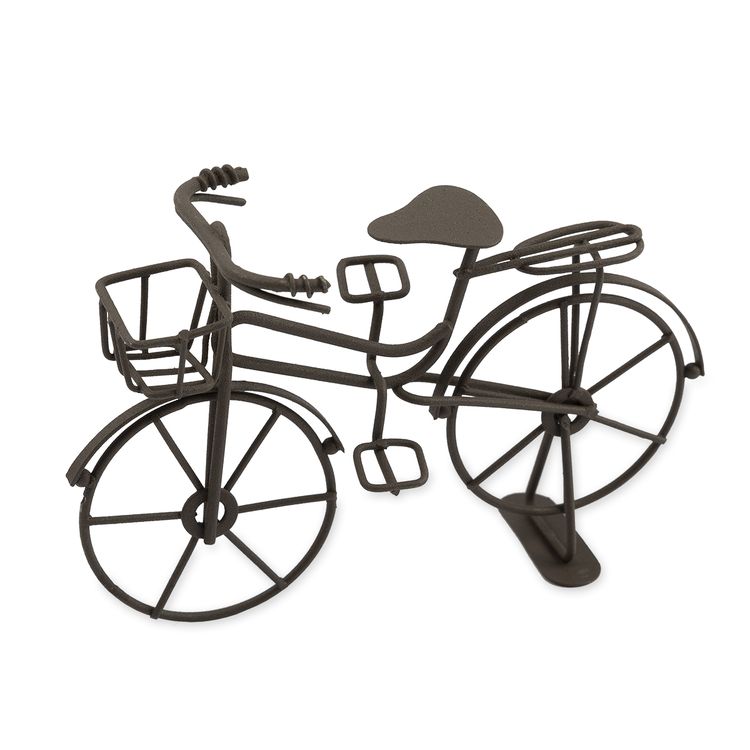 Садовая миниатюра «Велосипед», металл, 12x5x7,5 см, Blumentag