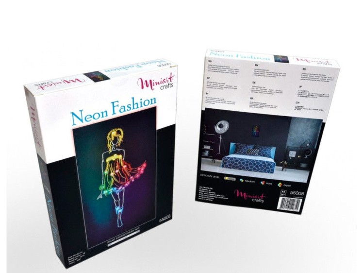 Набор вышивки бисером «Неоновая Мода» — картинка 4