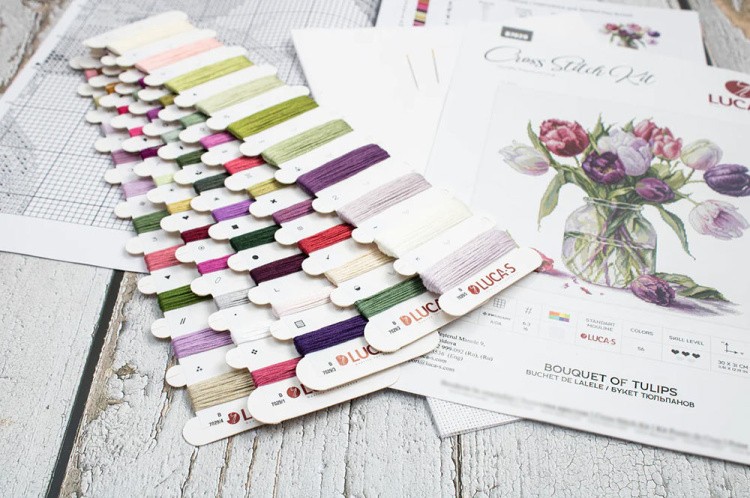 Набор для вышивания «Букет тюльпанов» — картинка 3