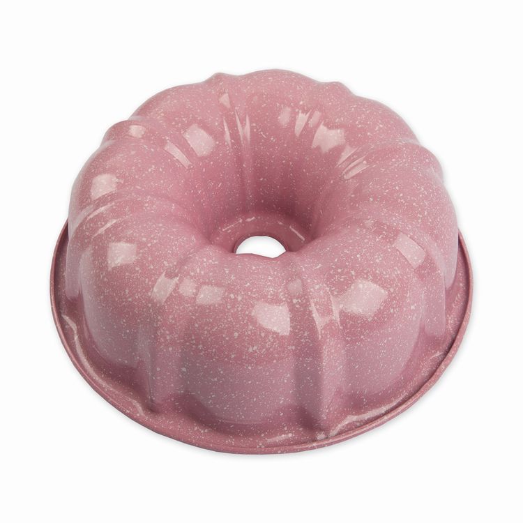 Форма металлическая круглая для кекса, d 24 см, розовая, S-CHIEF