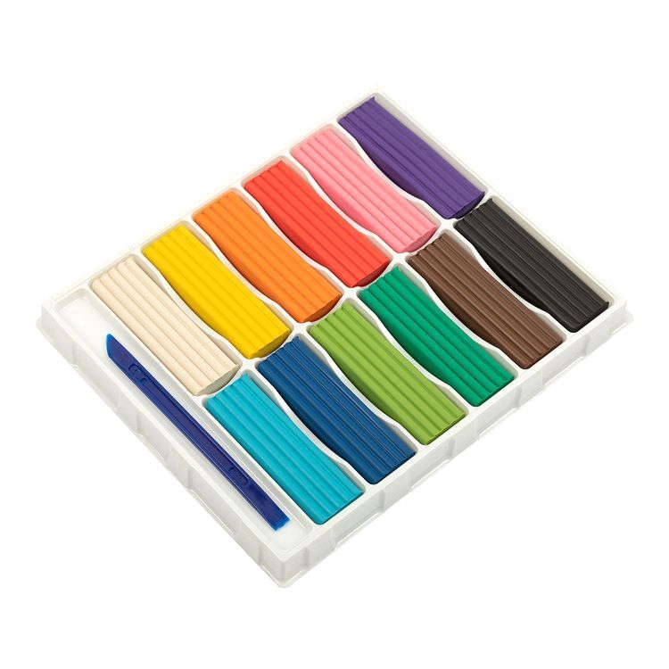 Пластилин классический «Играй», 12 цветов, Лео — картинка 2