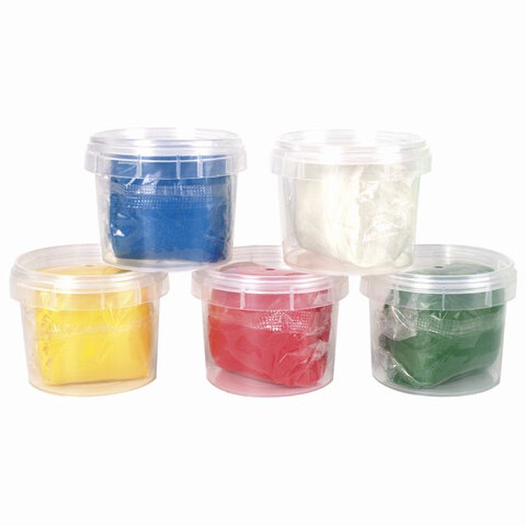 Пластилин на растительной основе (тесто для лепки) Юнландия, 5 цветов, 450 г — картинка 2