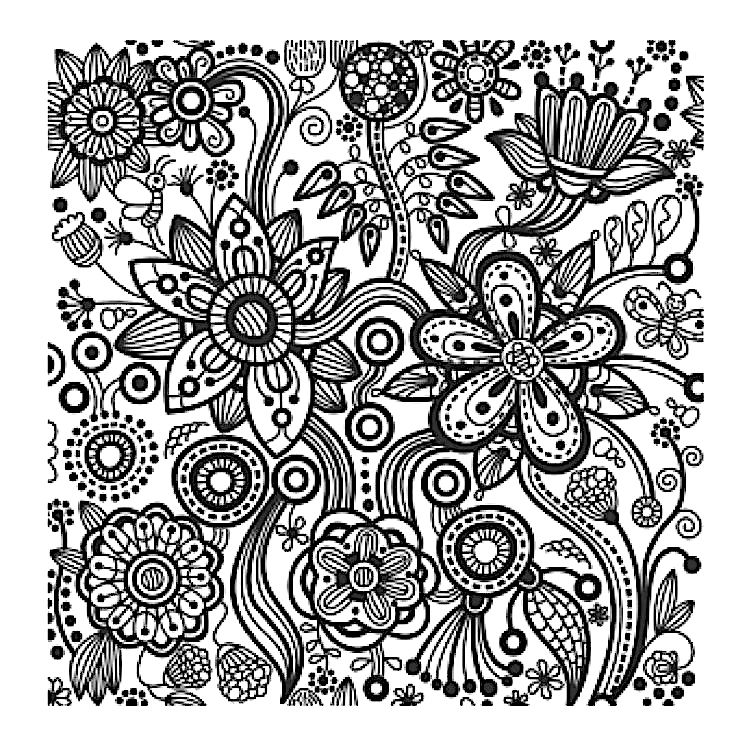 Текстурный лист «Цветочная поляна», Craft&Clay