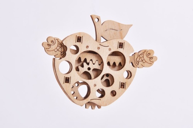 Конструктор из дерева «Вудик Яблоко», Wood Trick — картинка 2