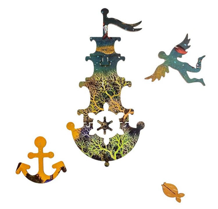 Деревянные пазлы DAVICI «Летучий фрегат» — картинка 4