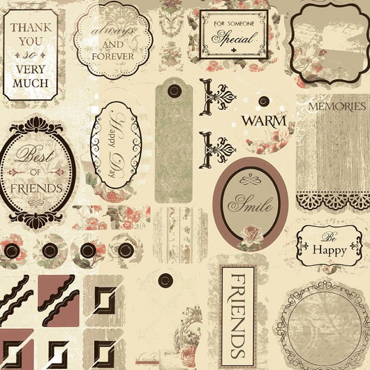 Набор бумаги «Вальс цветов» — картинка 23