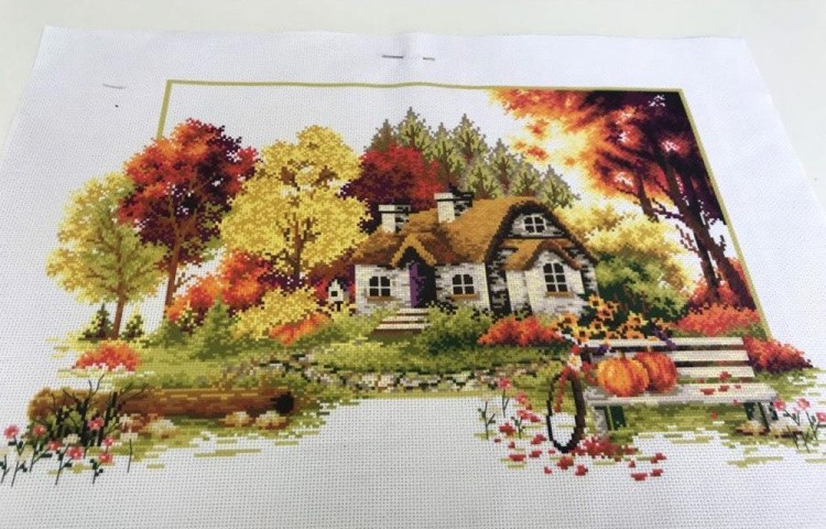 Набор для вышивания «Осенний домик» — картинка 6