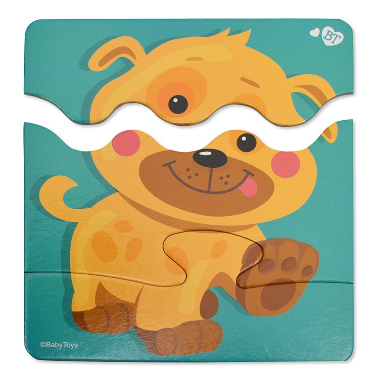 Настольная игра: тройные зигзаг пазлы «Домашние животные» — картинка 6