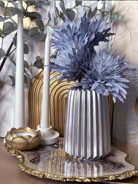 Силиконовый молд - Ваза, h 15 см, 1 шт. — картинка 3