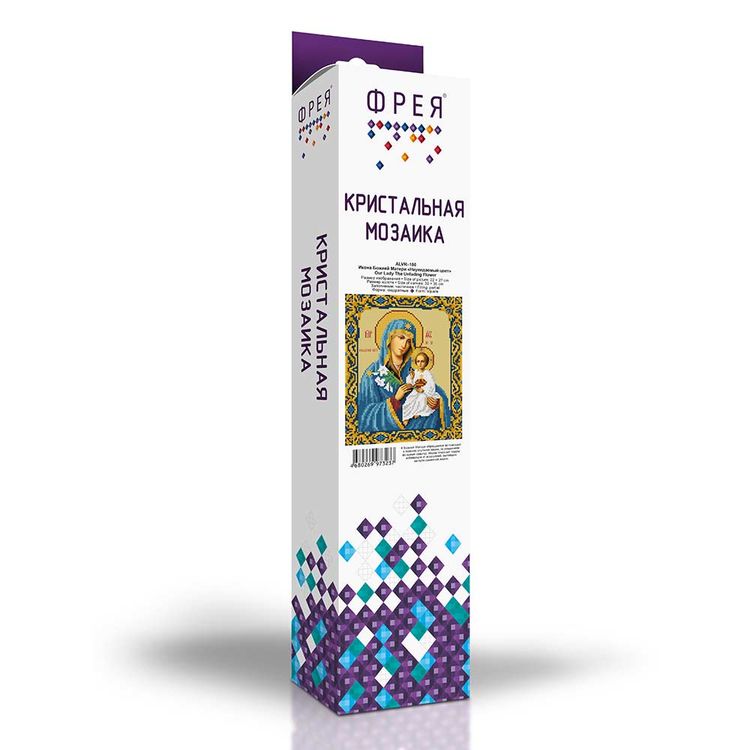 Алмазная вышивка «Икона Божией Матери Неувядаемый цвет» — картинка 2