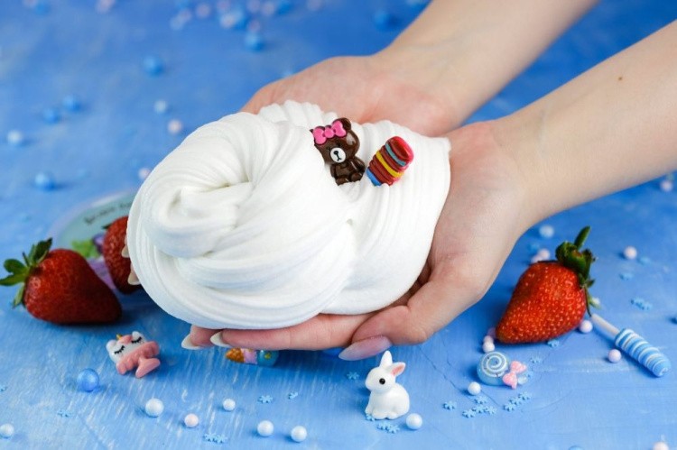 Слайм-десерт для рук Smuzi boom, 150 гр (белый)
 — картинка 2