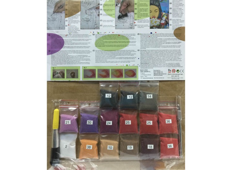 Картина цветным песком (набор) «Богарт» — картинка 3