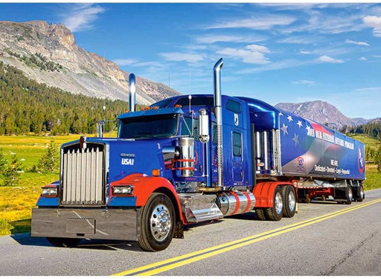 Пазлы «Kenworth W 900»