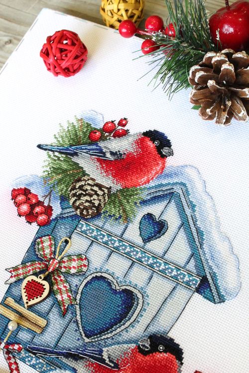 Набор для вышивания «Морозное гнездышко» — картинка 4