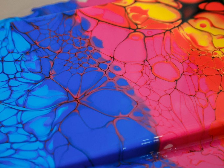 Набор красок для рисования жидким акрилом Флюид Арт, Art Blong — картинка 3