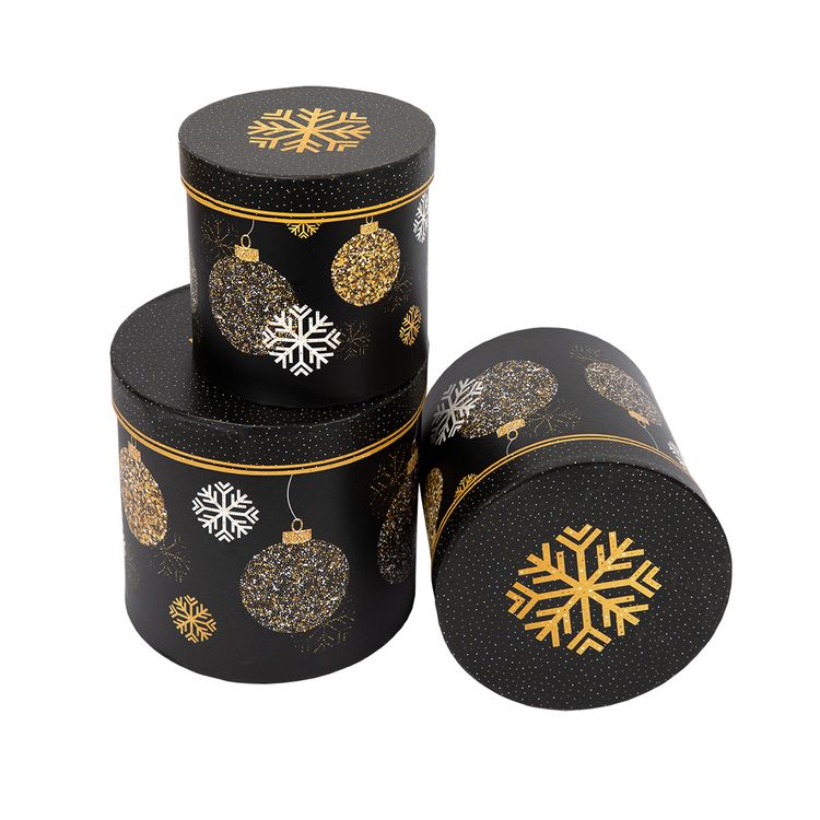 Набор подарочных коробок, форма: круг, 3 шт., Stilerra — картинка 2