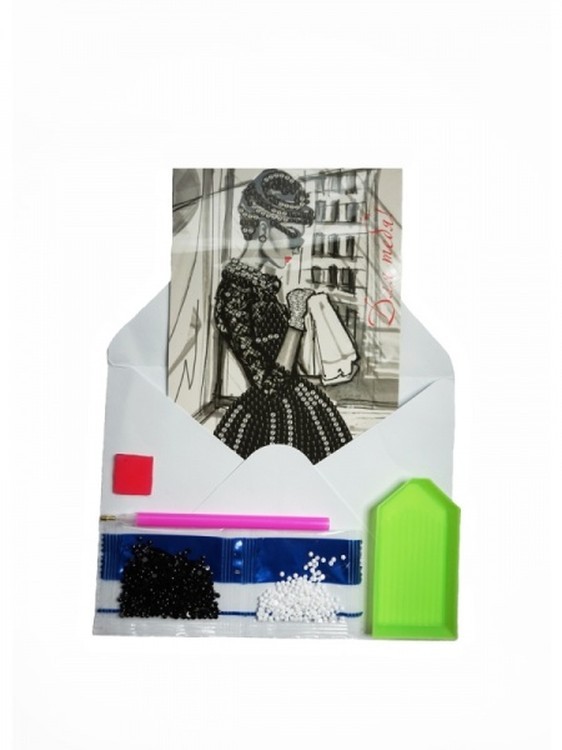 Набор алмазных открыток «Любимым подругам» 3 шт. — картинка 2