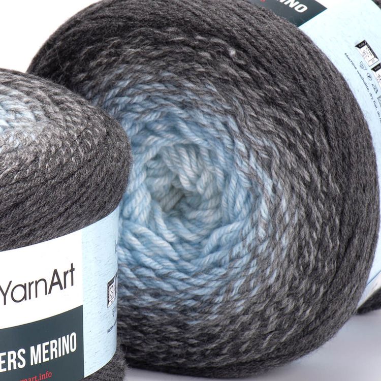 Пряжа YarnArt Flowers Merino (550), мультиколор, 5 шт. по 225 г — картинка 2
