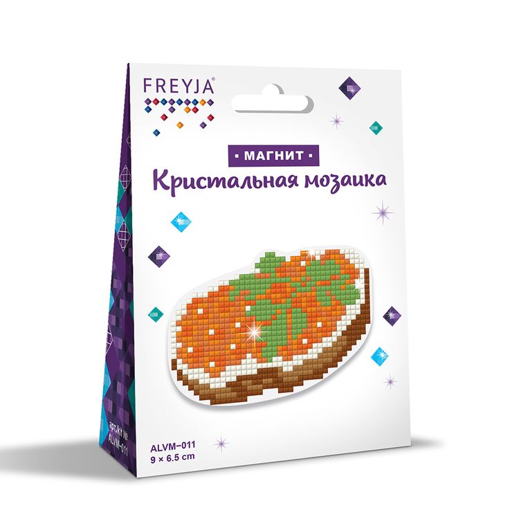 Алмазная вышивка магнит «Бутерброд» — картинка 2