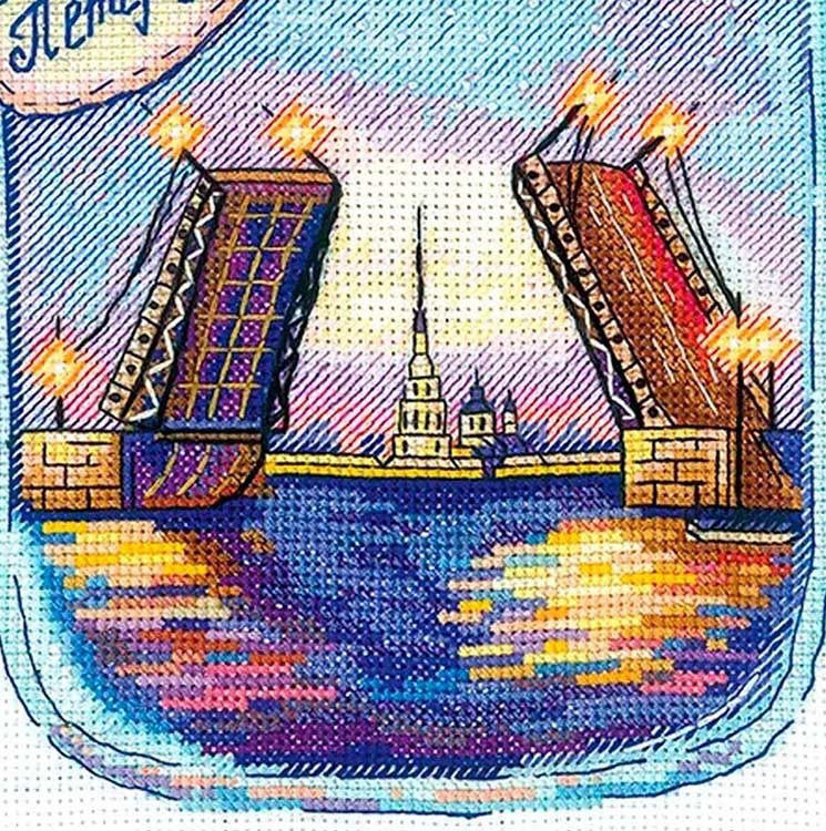 Набор для вышивания «Города в банках. Питер» — картинка 3